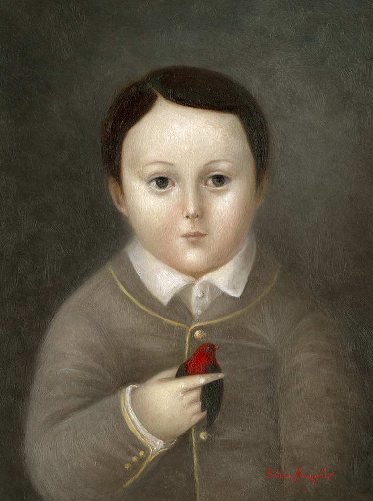 Boy with Scarlet Bird