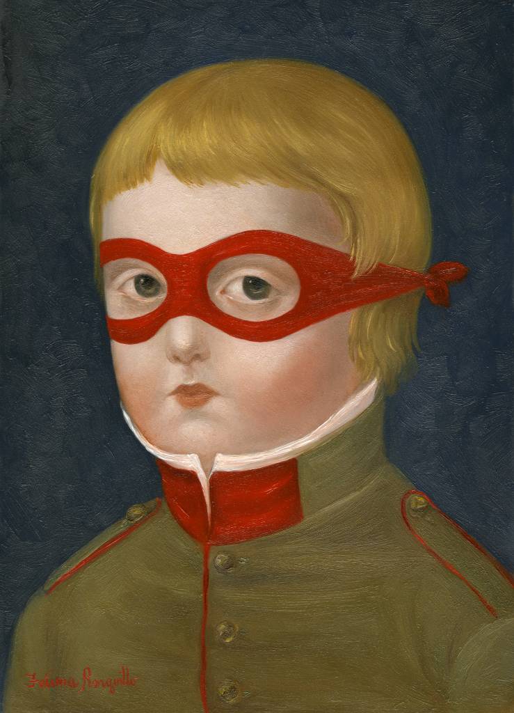 Cadet with Red Mask