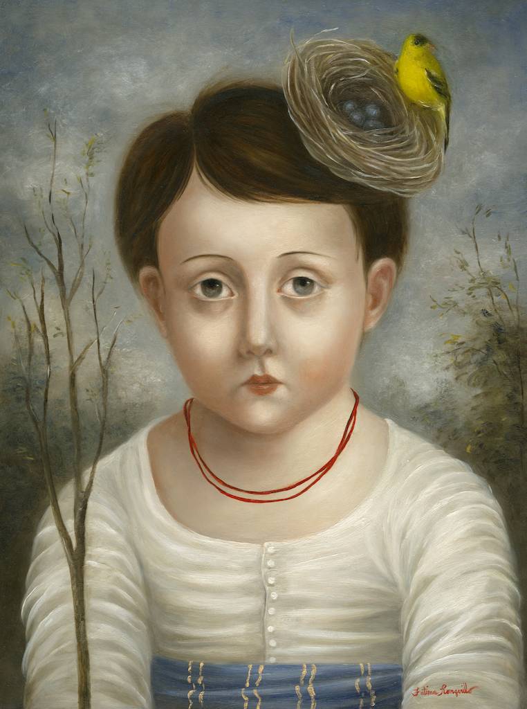 Boy with Finch, Nest and Branch ●