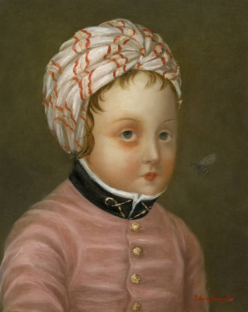 Pink Cadet Attacked by Bee